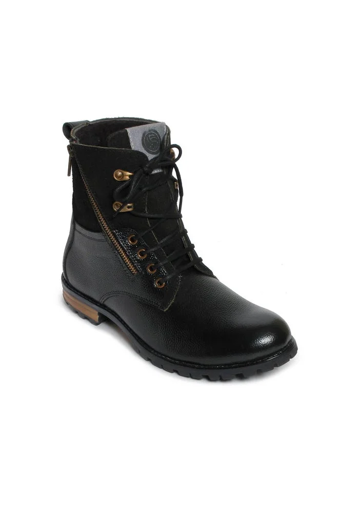 Bacca Bucci Black Tron Boots for Men | Best Price UAE